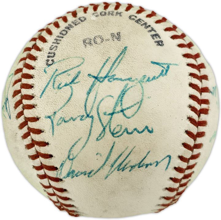 Dave Niehaus & 7 Others Signed Official Feeney NL Baseball Mariners "Oh My"