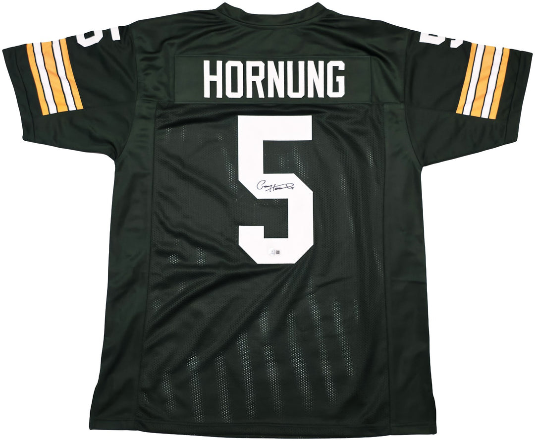 Green Bay Packers Paul Hornung Signed Green Jersey Beckett QR