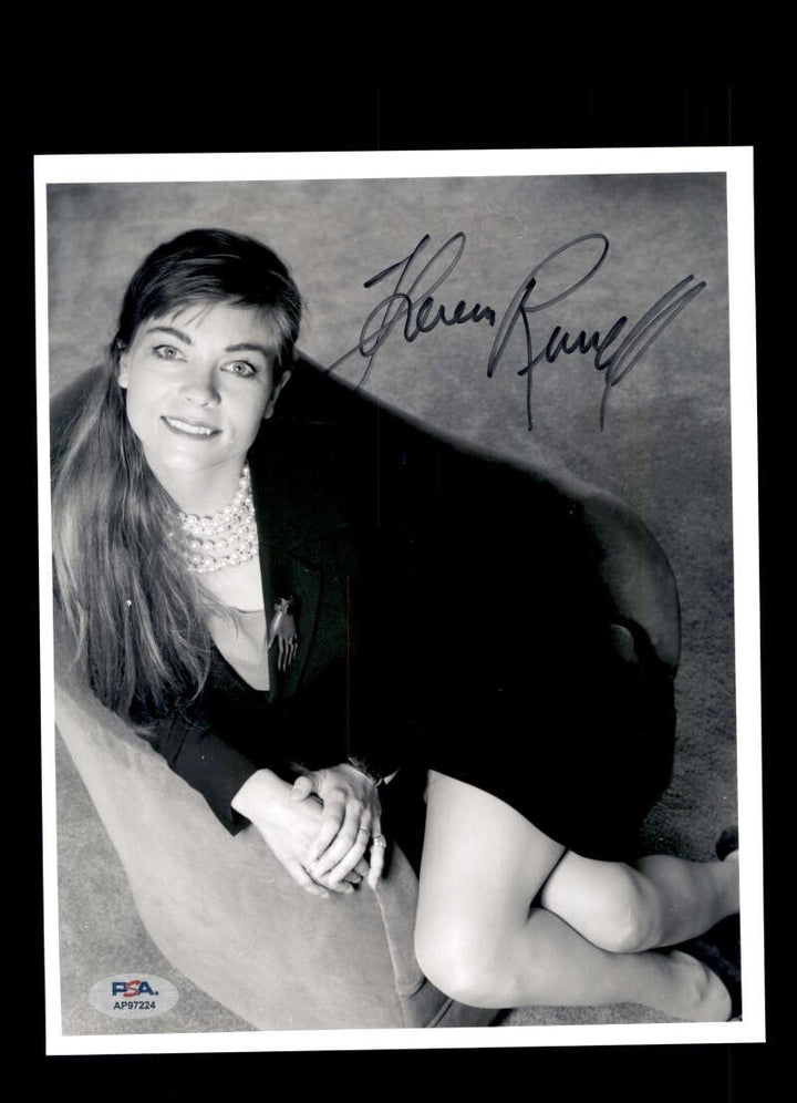 Theresa Russell PSA DNA Coa Signed 8x10 Photo Autograph