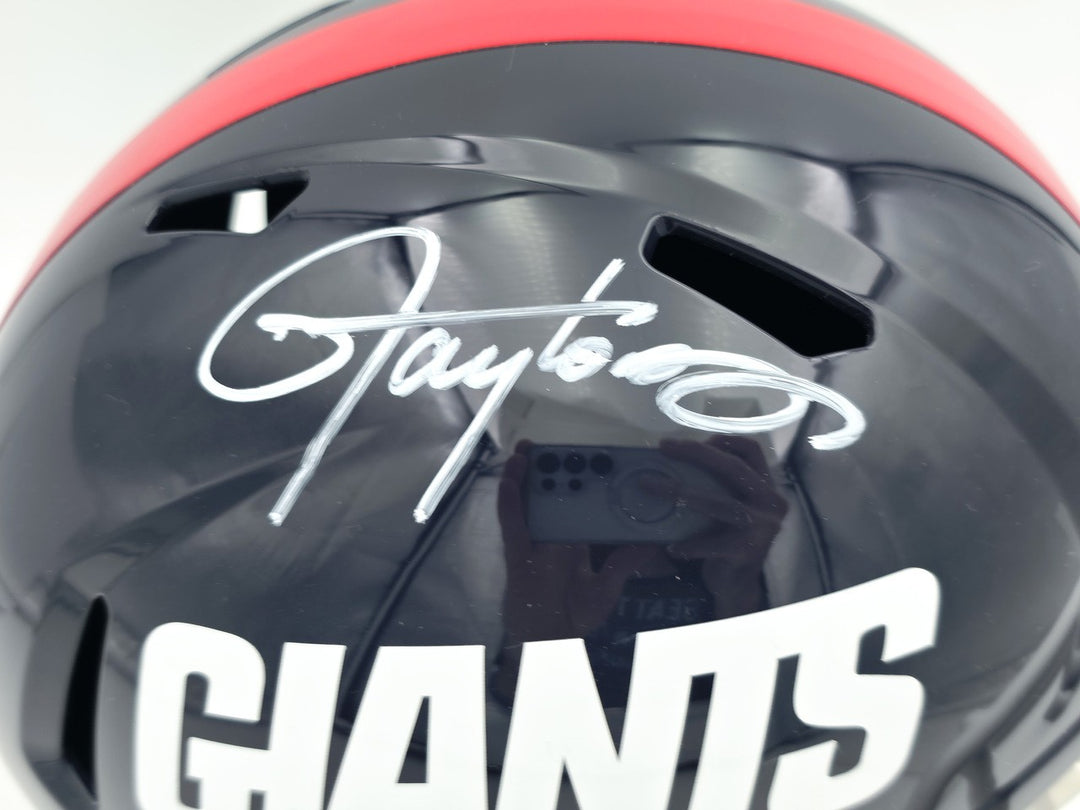 Lawrence Taylor Auto Giants Blue 81-99 Throwback Full Size Speed Replica Helmet