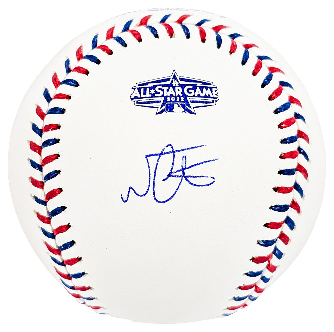Nestor Cortes Auto Official 2022 AS Game Logo Baseball Brewers Yankees Beckett