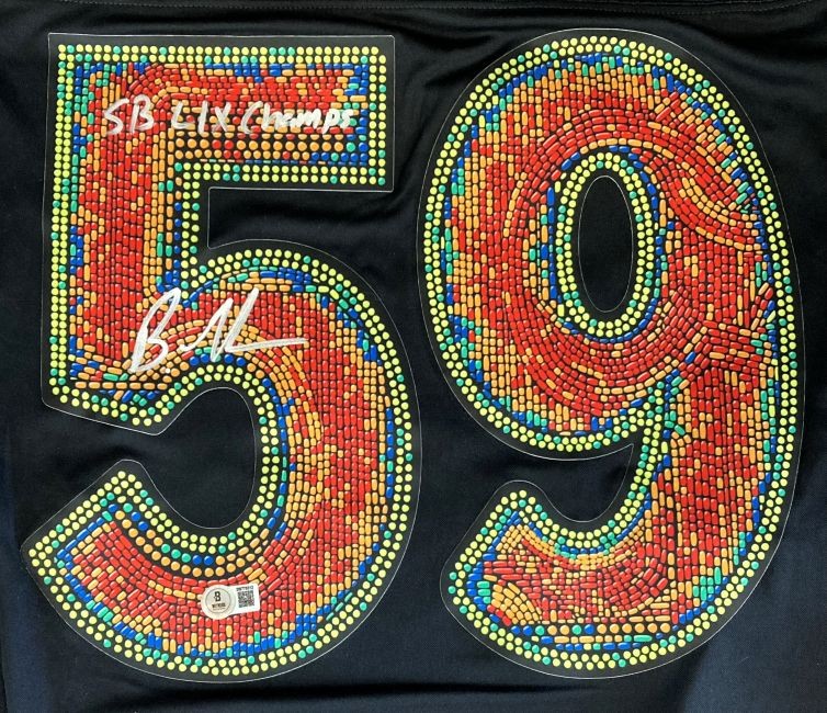 Brandon Graham Signed Eagles Super Bowl 59 LIX Nike Limited Jersey SB LIX