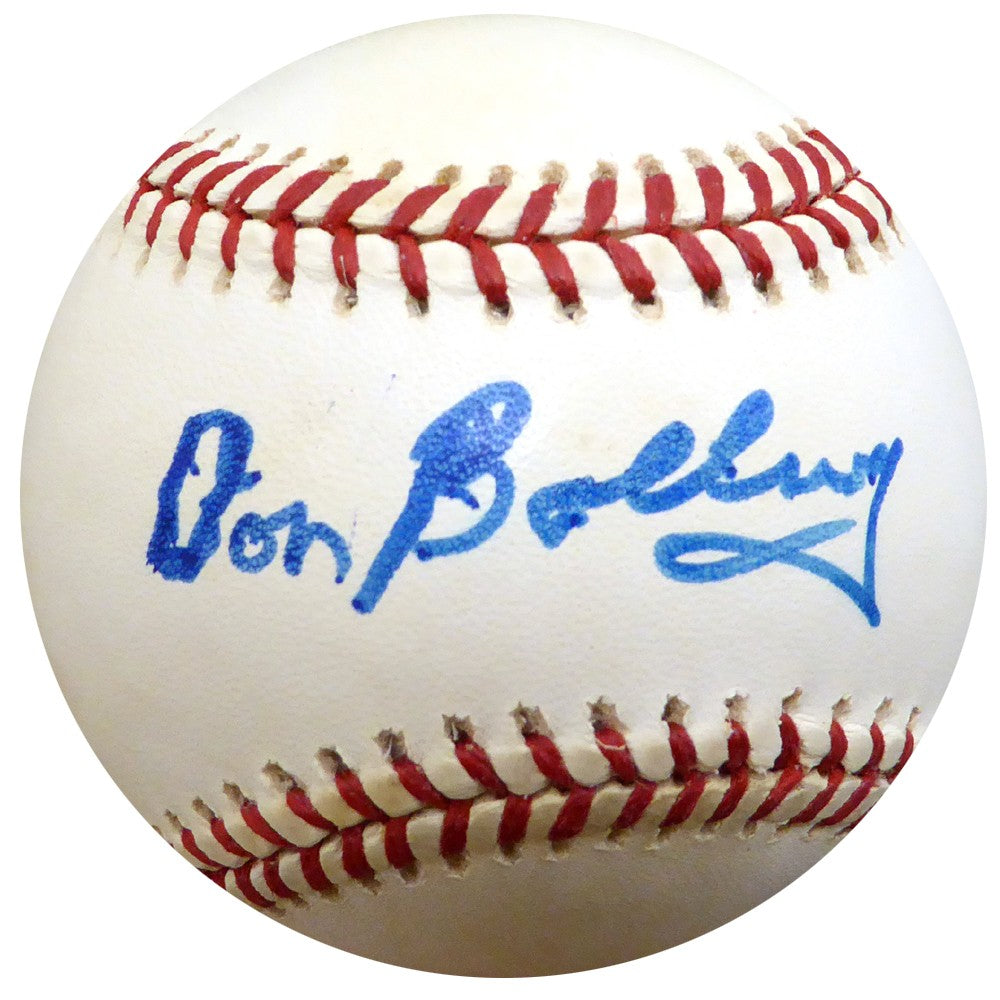 Don Bollweg Signed AL Baseball Yankees, St. Louis Cardinals Beckett