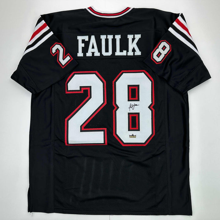 Facsimile Autographed Marshall Faulk San Diego State Reprint Jersey Men's XL