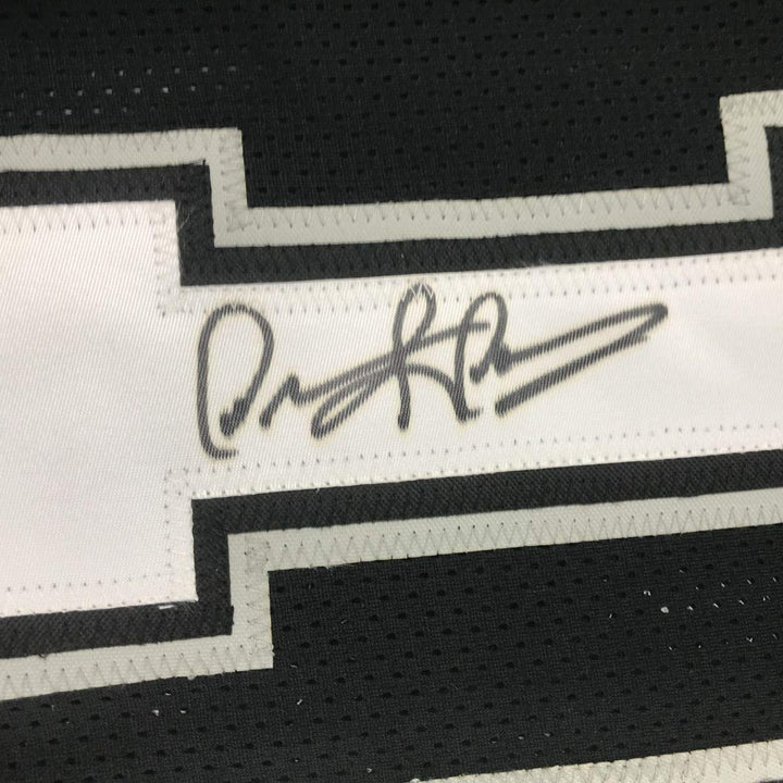 Autographed/Signed Dennis Rodman San Antonio Black Jersey PSA/DNA COA