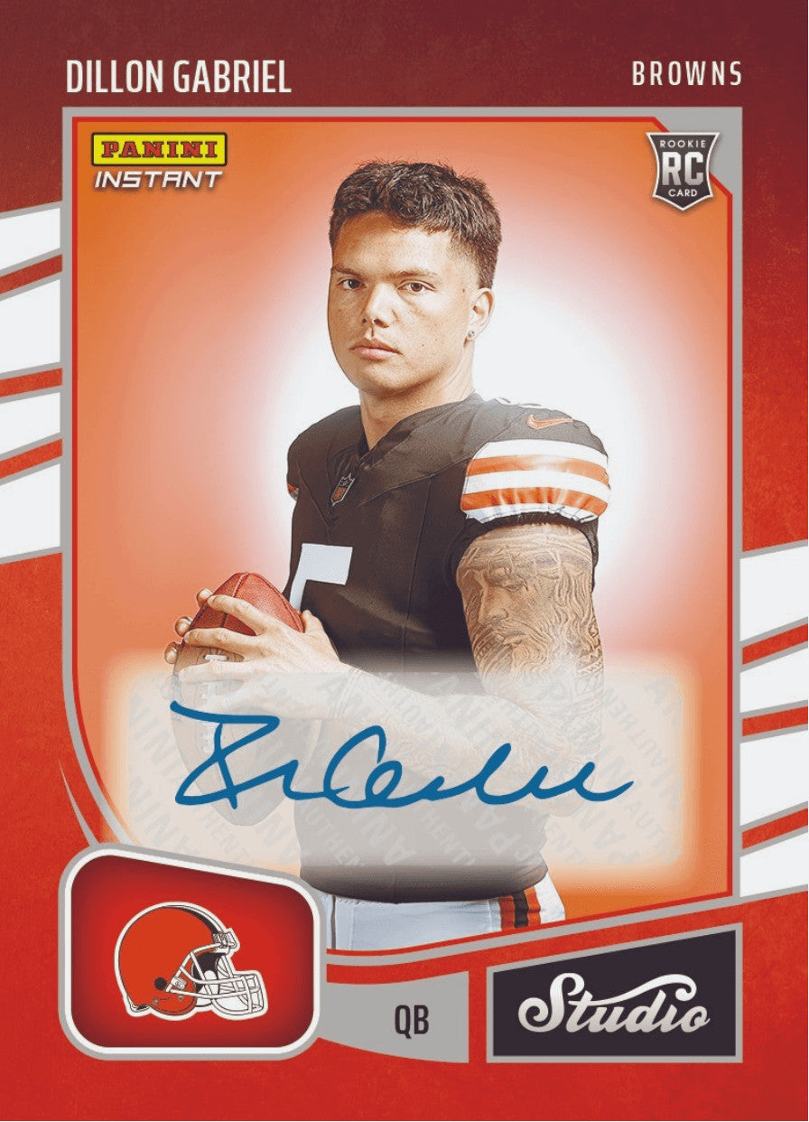 2025 Panini Instant Dillon Gabriel #SR6 Studio Rookies Auto /99 Card