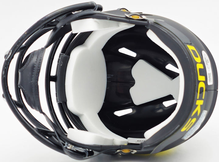 Dillon Gabriel Signed Oregon Ducks Black Speed Mini Helmet Beckett Witness