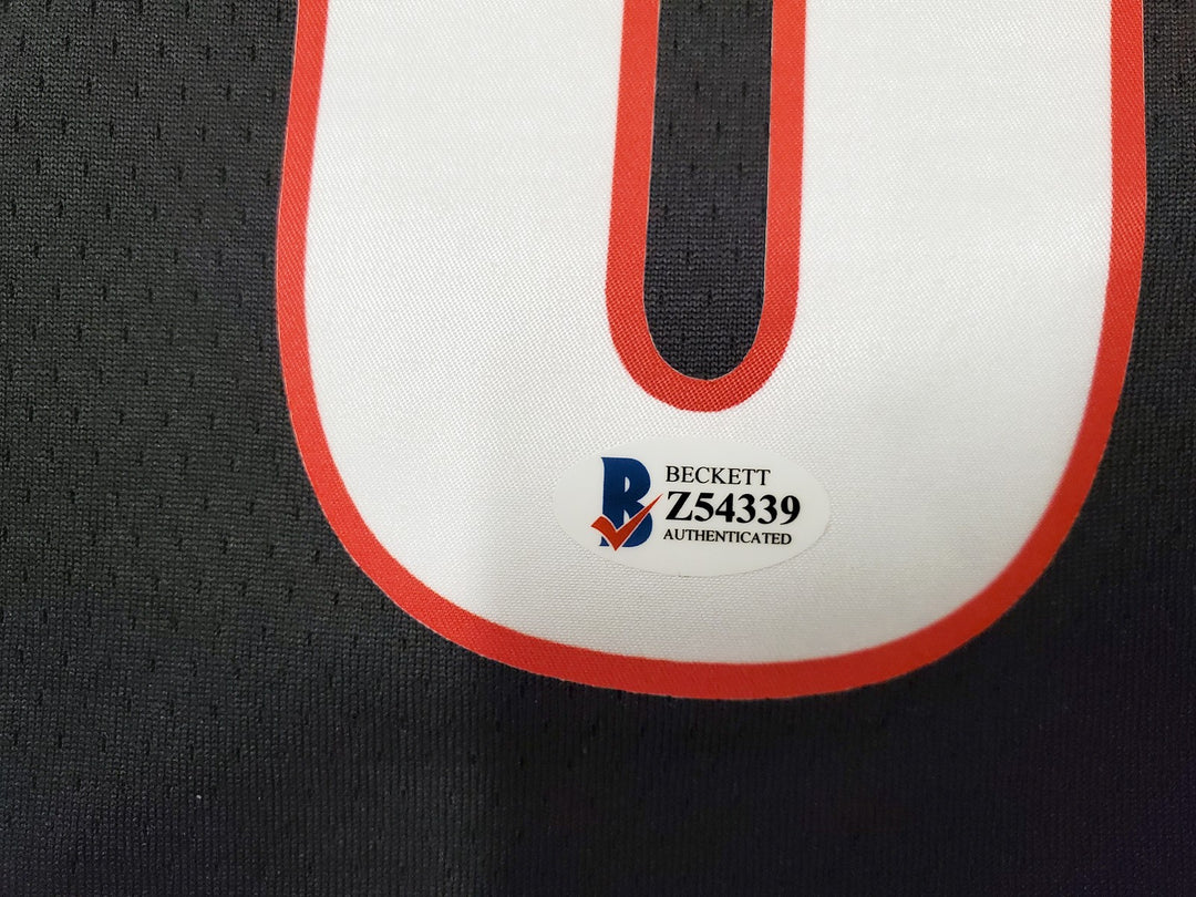 Portland Trail Blazers Damian Lillard Signed Black Nike Jersey Size XL Beckett