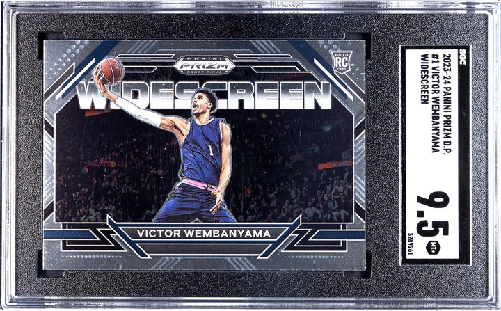 Victor Wembanyama 2023-24 Panini Prizm DP Widescreen RC Card #1 - SGC Graded 9.5