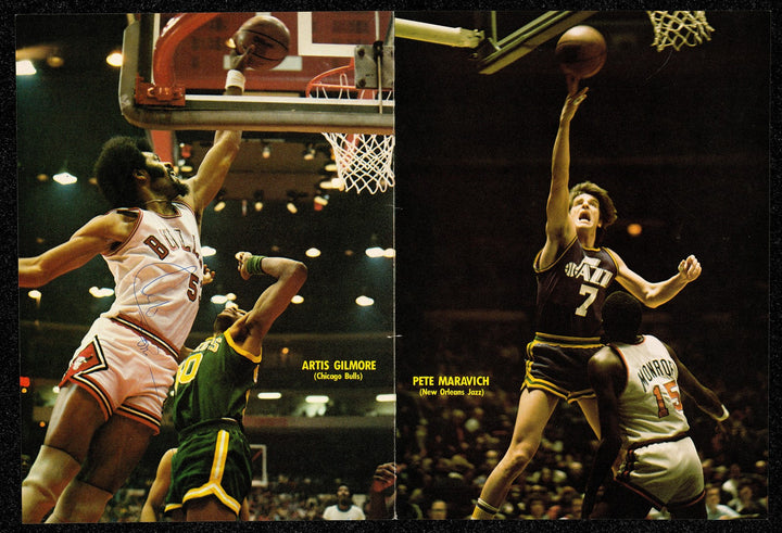 Julius Erving Signed 11x16 Magazine Page Philadelphia 76ers Beckett #BP55254