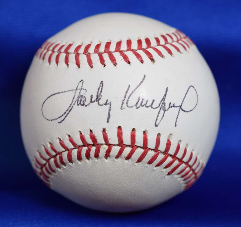 Sandy Koufax JSA COA Autograph Major League Signed OML Baseball