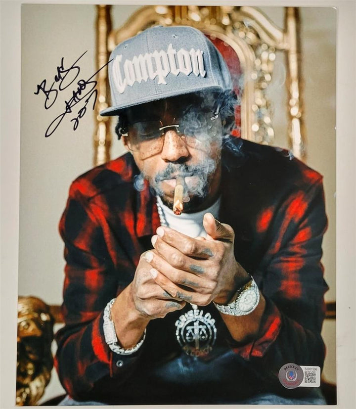 Boldy James signed 8x10 photo Rapper autograph ~ Beckett BAS