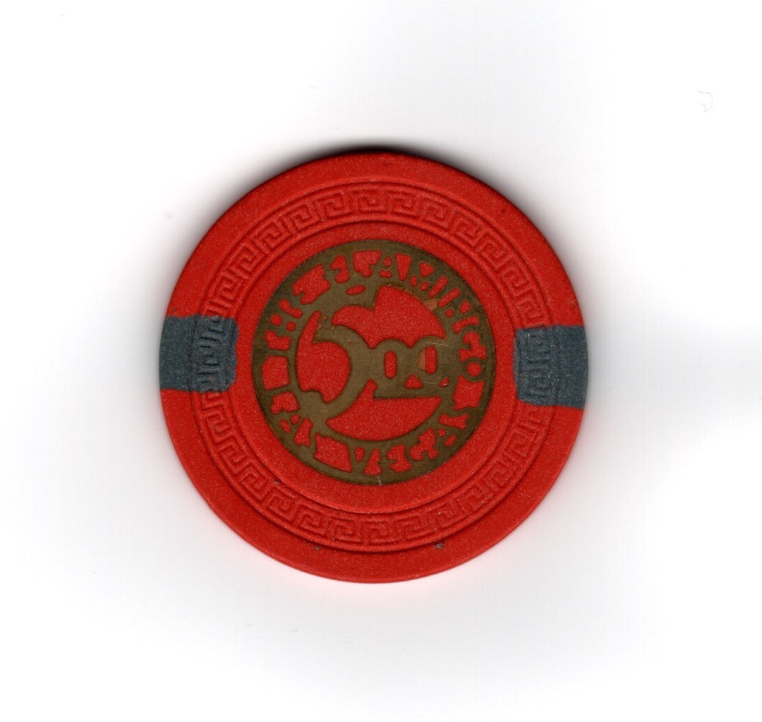 Flamingo Hotel Las Vegas Original 1946 $5 Poker Chip Bugsy Siegel Lansky Mafia