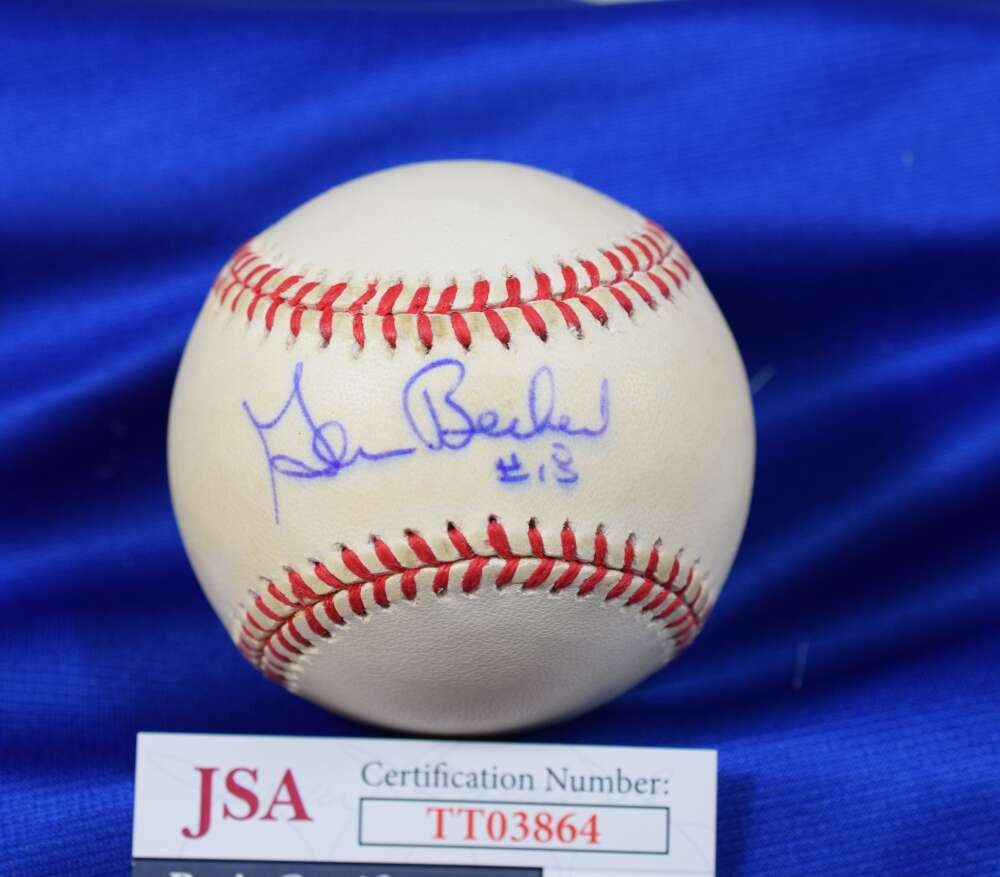 Glen Beckertt 1969 Cubs JSA Cert Autograph National League Signed BasebaLL