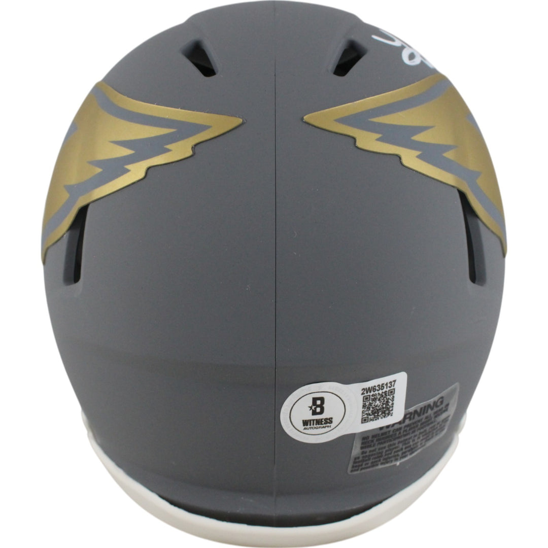 Kurt Warner Autographed/Signed Arizona Cardinals Slate Mini Helmet Beckett 50095