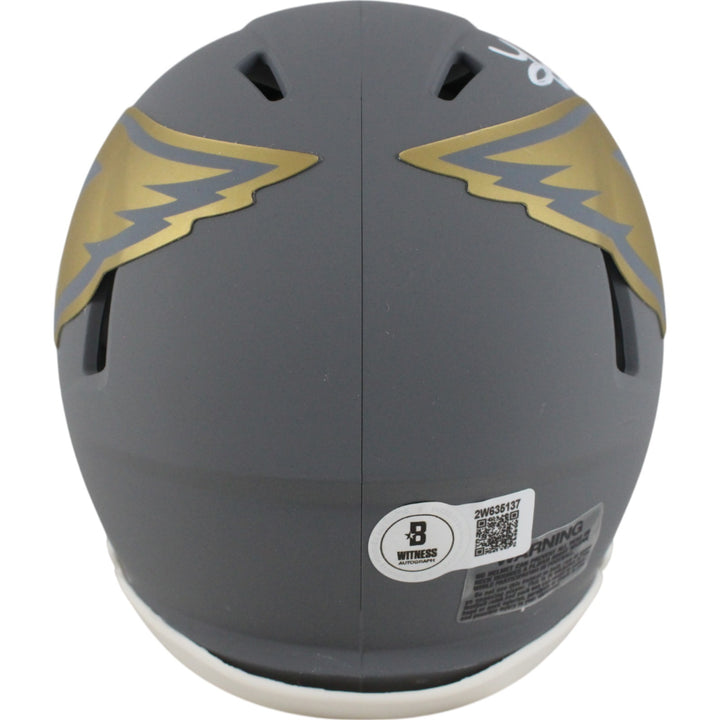 Kurt Warner Autographed/Signed Arizona Cardinals Slate Mini Helmet Beckett 50095