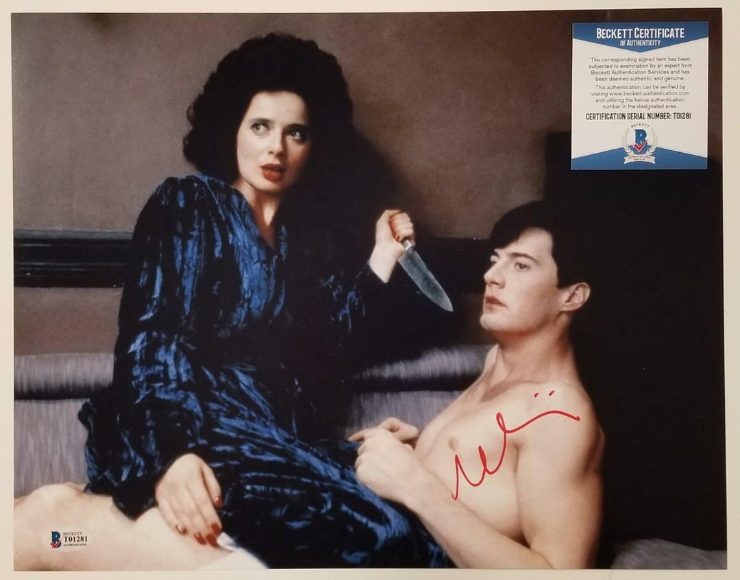 Isabella Rossellini signed Blue Velvet 11x14 Photo Autograph B ~ Beckett BAS COA