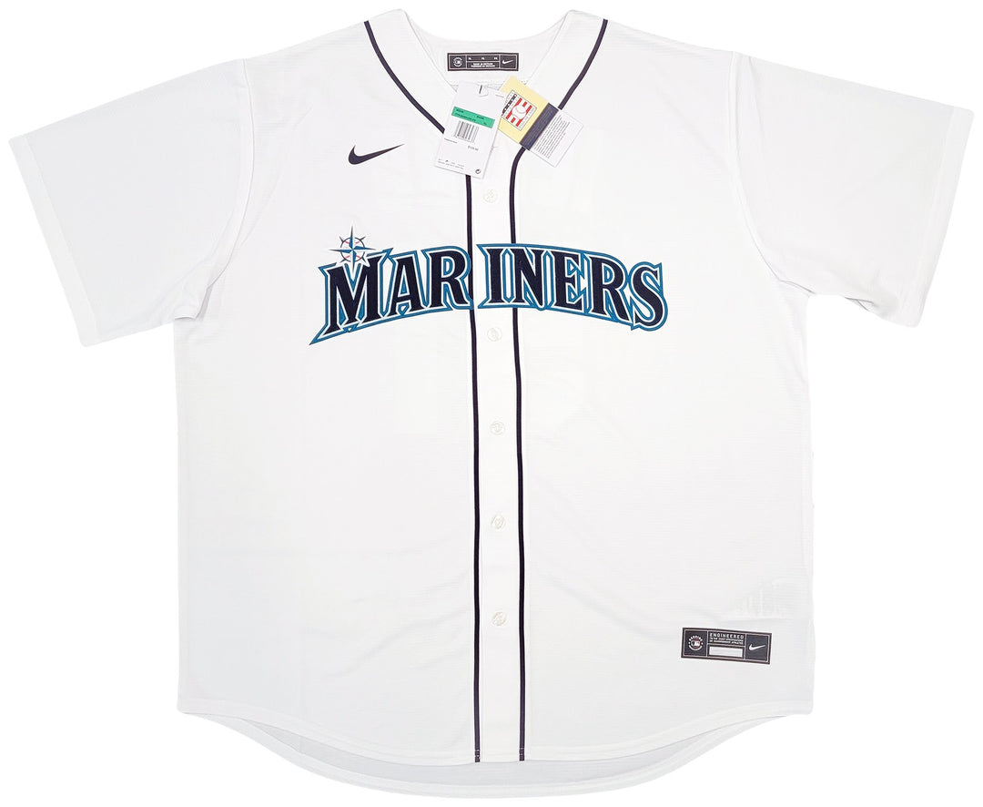 Seattle Mariners Ichiro Suzuki Signed White Nike Jersey Size XL "#51" IS Holo