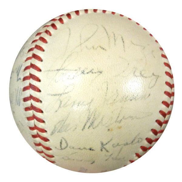 1948 New York Giants Signed NL Baseball 19 Sigs Johnny Mize PSA/DNA