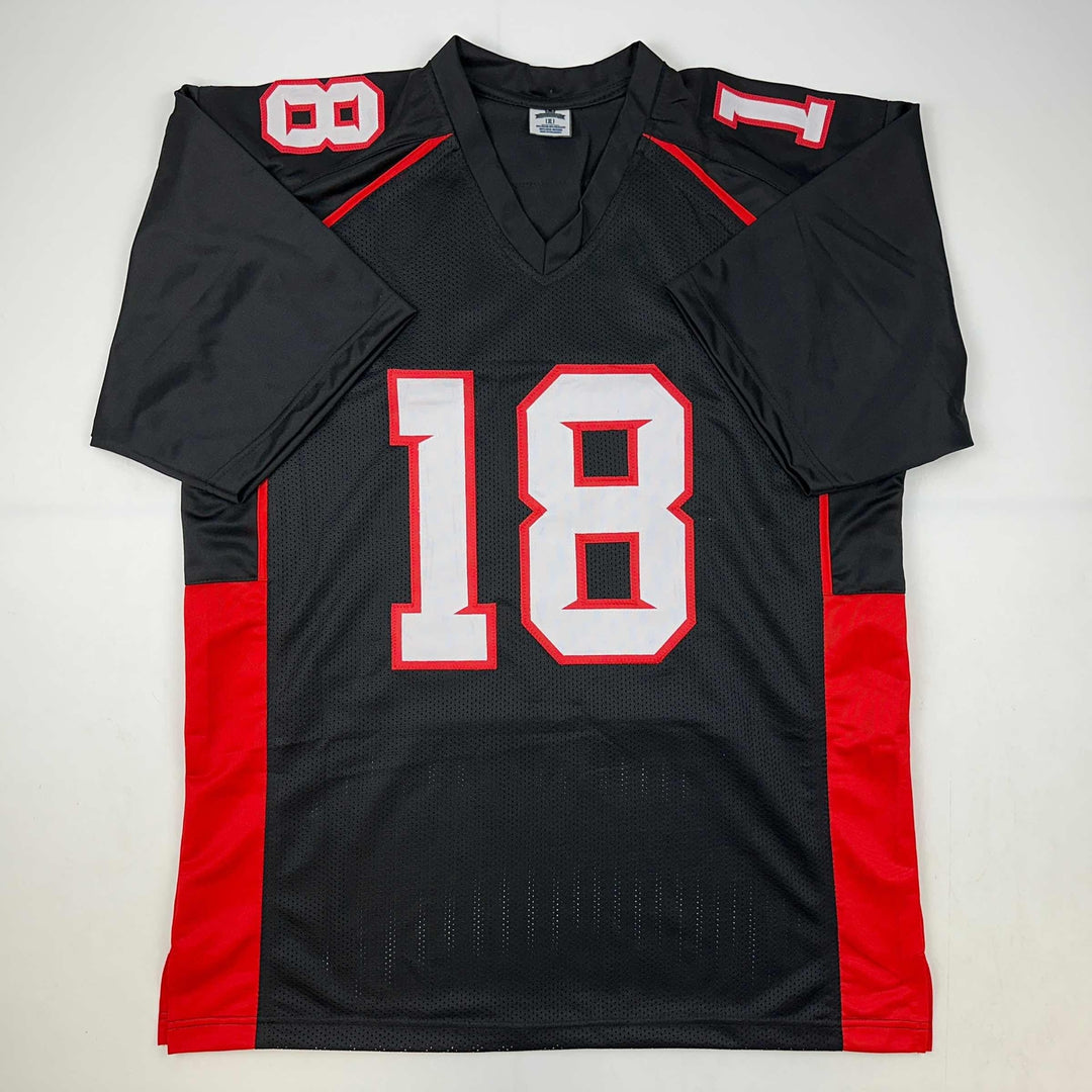 Facsimile Autographed Adam Sandler Paul Crewe Black Reprint Jersey Size Men's XL