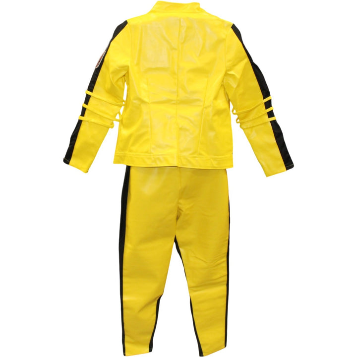 Uma Thurman Autographed Kill Bill Yellow Leather Jackets & Pants Beckett 56559