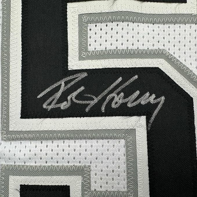 Framed Autographed/Signed Robert Horry 35x39 San Antonio White Jersey COA