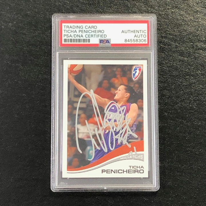 2007 Rittenhouse WNBA #87 Ticha Penicheiro Signed Card AUTO PSA/DNA Slabbed Mona