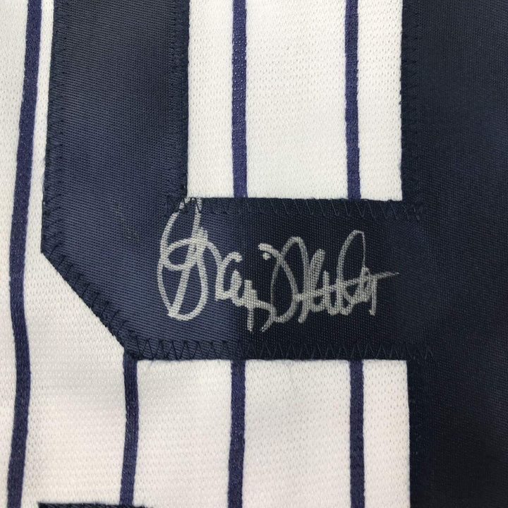 Autographed/Signed GRAIG NETTLES New York Pinstripe Jersey JSA COA Auto