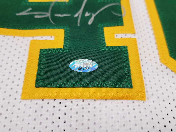 Seattle Supersonics Shawn Kemp Autographed Signed White Jersey MCS Holo