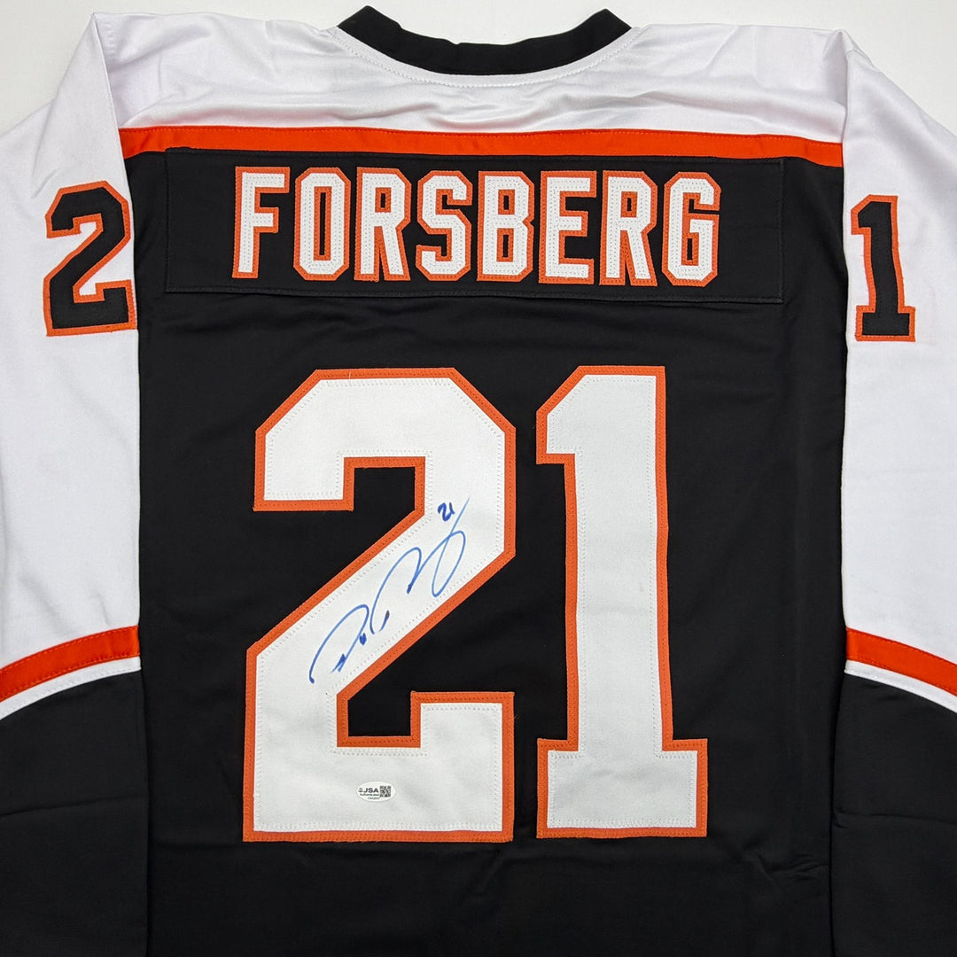 Autographed/Signed Peter Forsberg Colorado Maroon Hockey Jersey JSA COA