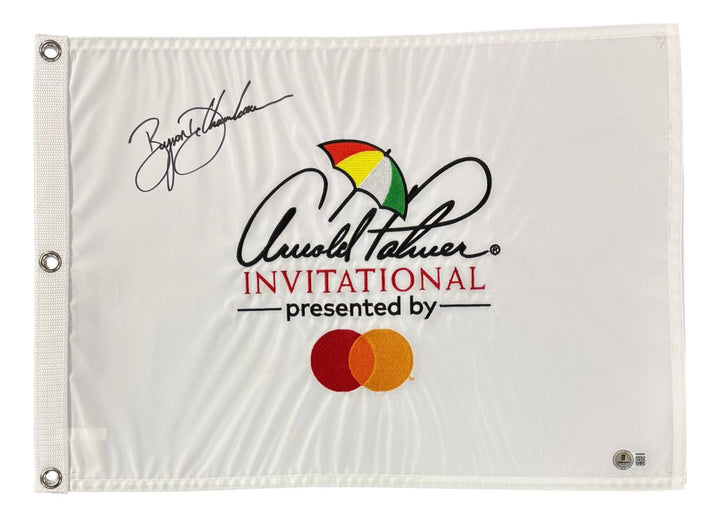 Bryson DeChambeau Signed Arnold Palmer Invitational Golf Flag BAS
