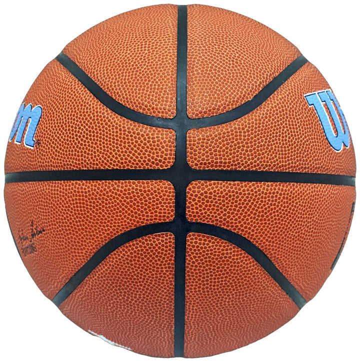 Ja Morant Signed Composite Leather Memphis Grizzlies Logo Basketball Beckett