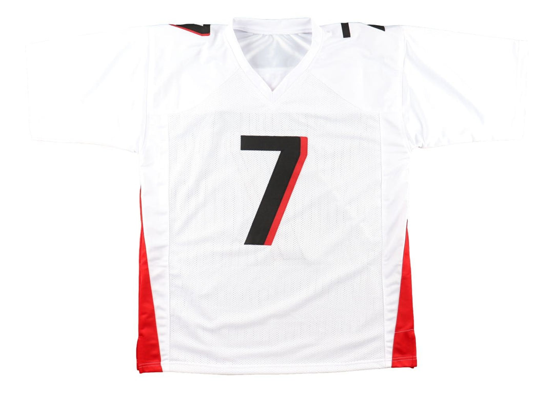 Bijan Robinson Atlanta Signed White Football Jersey BAS
