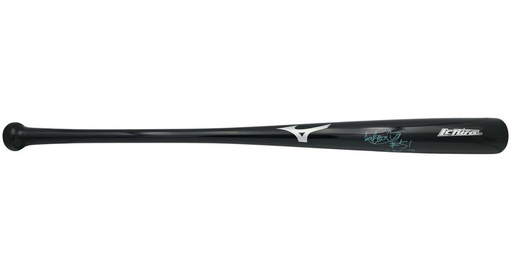 Ichiro Suzuki Auto Black Mizuno Player Model Bat Mariners "#51, 4367" Beckett