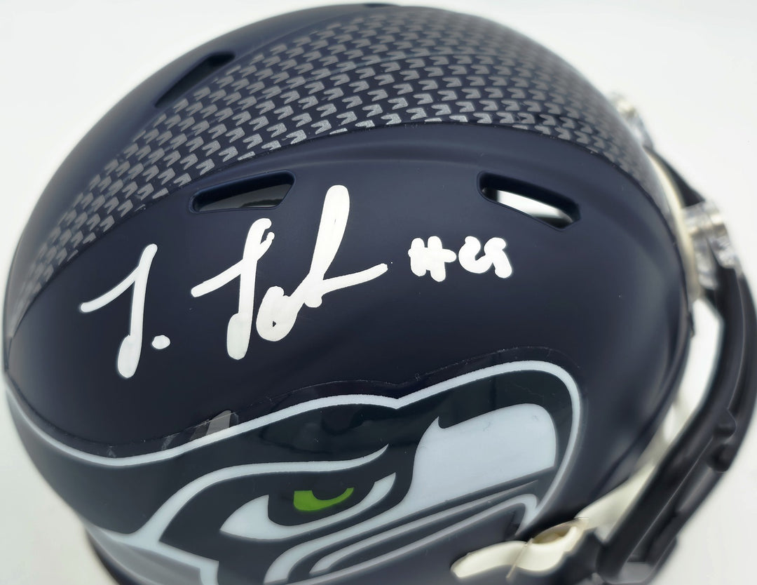 Josh Jobe Signed Seattle Seahawks Blue Speed Mini Helmet MCS Holo