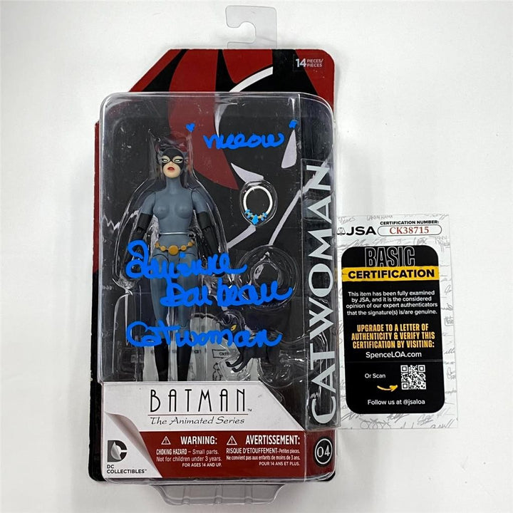 Adrienne Barbeau signed "Meow" Catwoman Batman Animated Figure autograph JSA