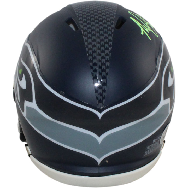 Malcolm Smith Autographed Seattle Seahawks Mini Helmet Beckett Witness 55049