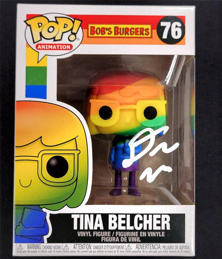 Dan Mintz signed Tina Belcher Funko Pop Bob's Burgers autograph (B) Beckett BAS