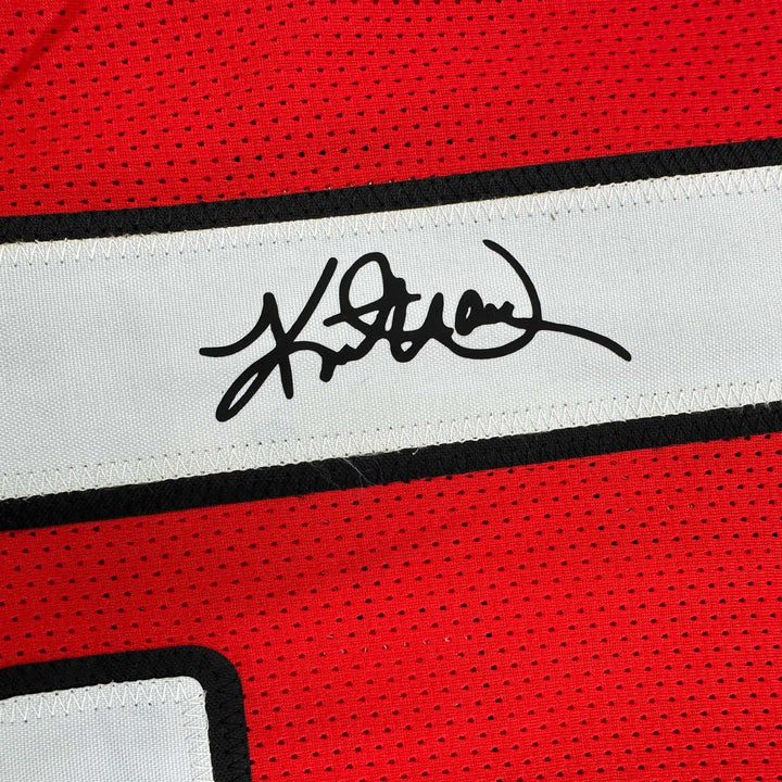 Facsimile Autographed Kurt Warner Arizona Red Reprint Jersey Size Men's XL