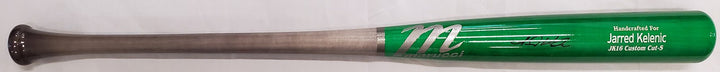 Jarred Kelenic Signed Green Marucci Game Model Bat Atlanta Braves Beckett BAS