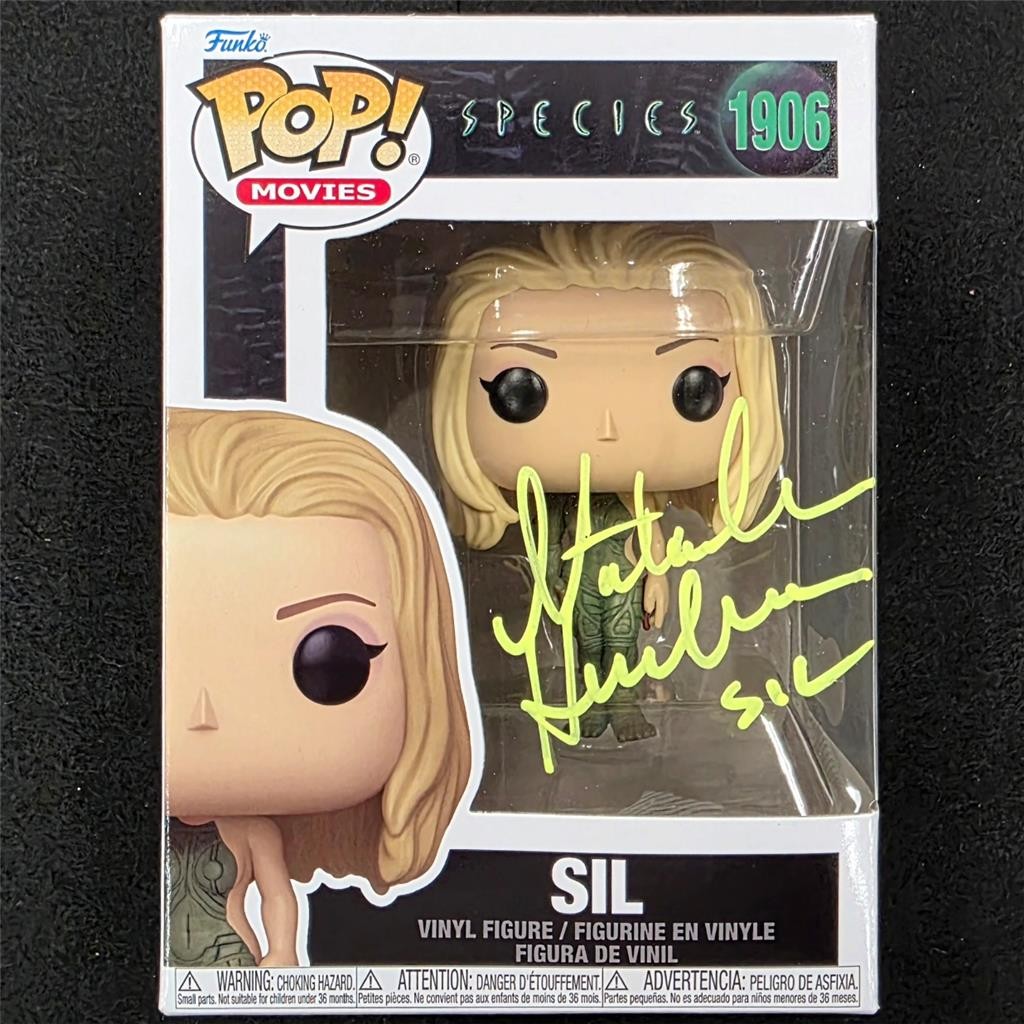 Natasha Henstridge signed Species "Sil" Funko Pop 1906 autograph ~ Beckett BAS