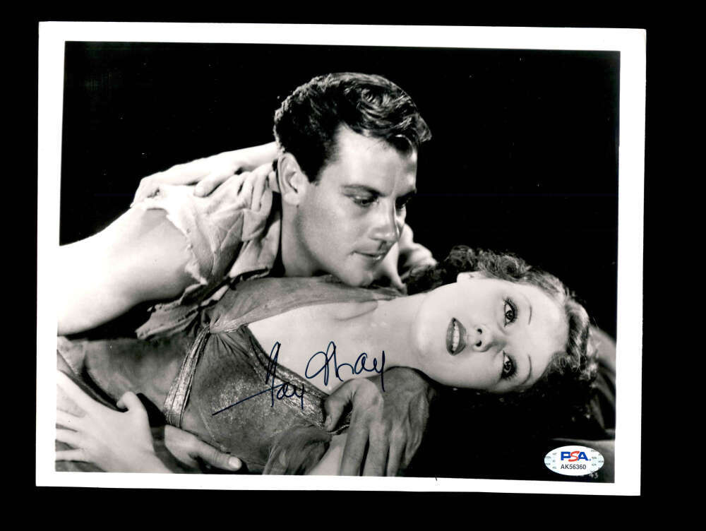 Faye Wray PSA DNA Coa Signed 8x10 Photo Autograph