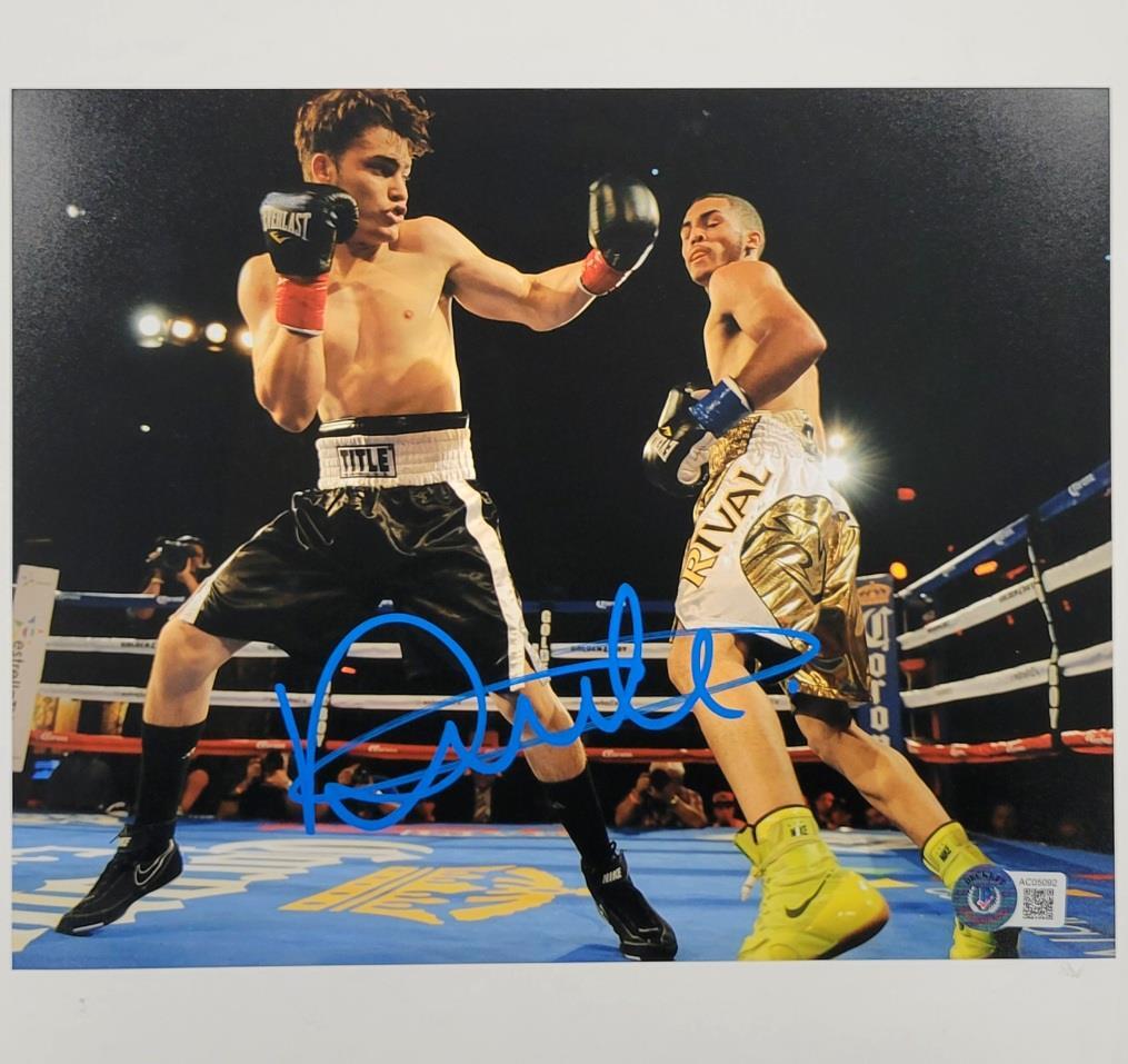 Oscar Duarte signed 8x10 photo boxing autograph (A) ~ Beckett BAS