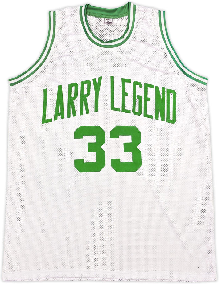 Boston Celtics Larry Bird Autographed Signed White Jersey Beckett Wit
