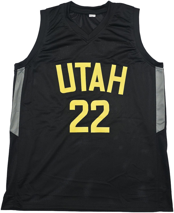 Utah Jazz Kyle Filipowski Signed Black Jersey "K Flip" Beckett Witness