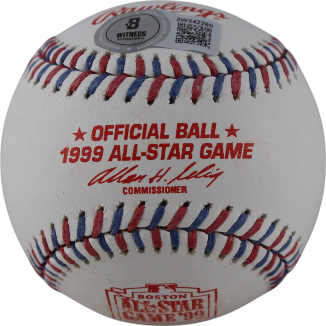 Harold Baines Autographed Chicago White Sox OML Baseball 6x AS Beckett 49182
