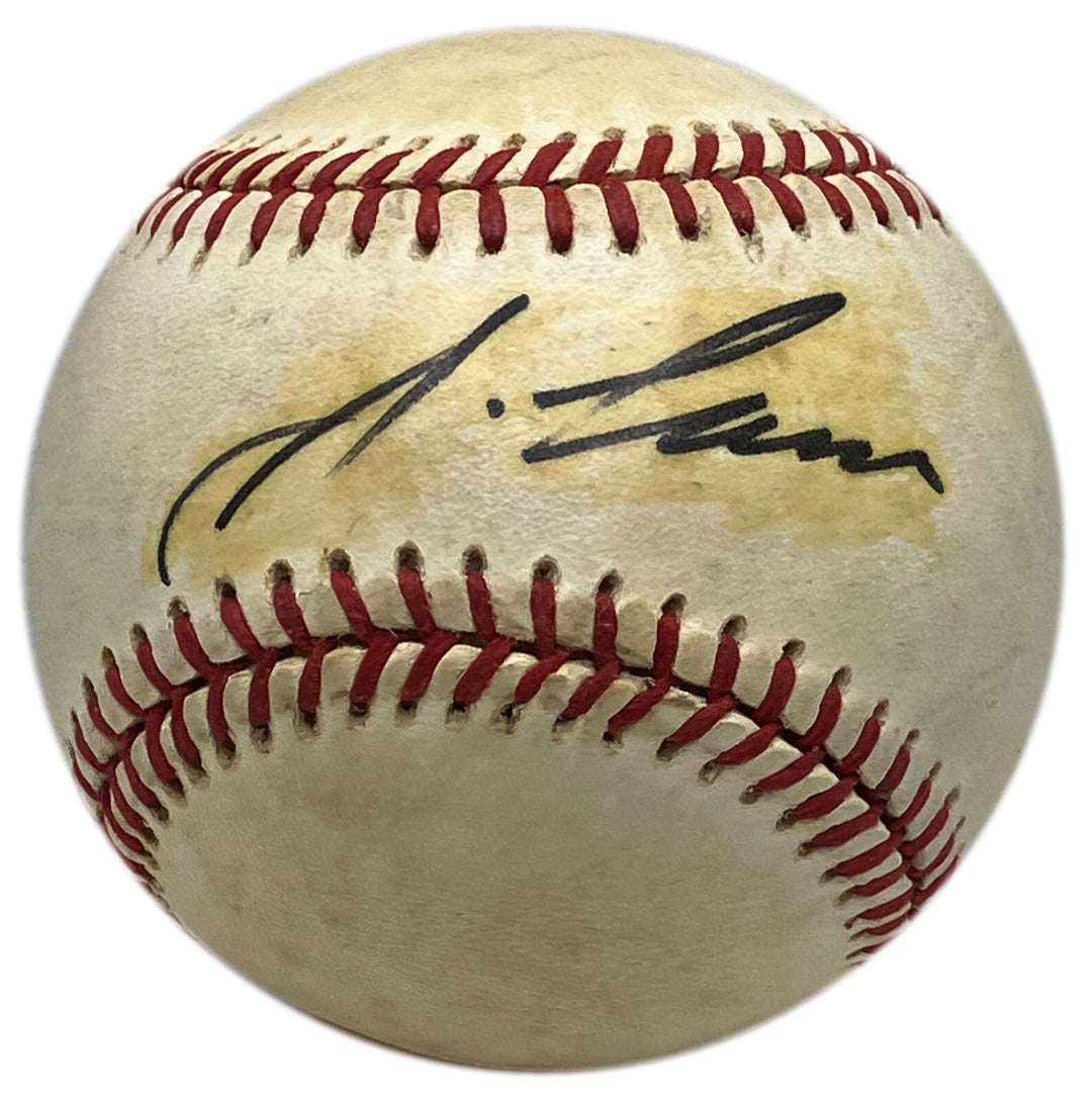 JOSE CANSECO SIGNED BOBBY BROWN OAL BASEBALL & CUBE A's YANKEES RED SOX STEROIDS