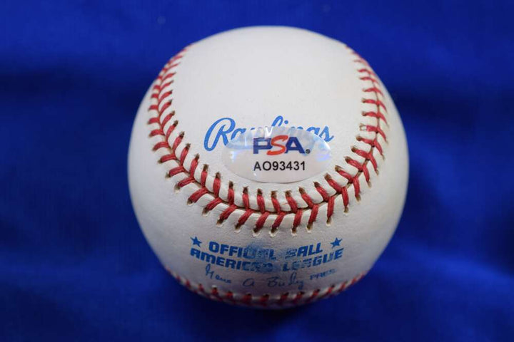 Robin Yount PSA DNA Autograph American League Signed Baseball HOF 99