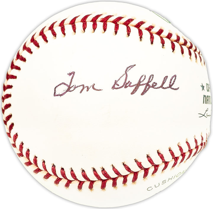 Tom Saffell Signed NL Baseball Pirates, Philadelphia A's Beckett #BM25842
