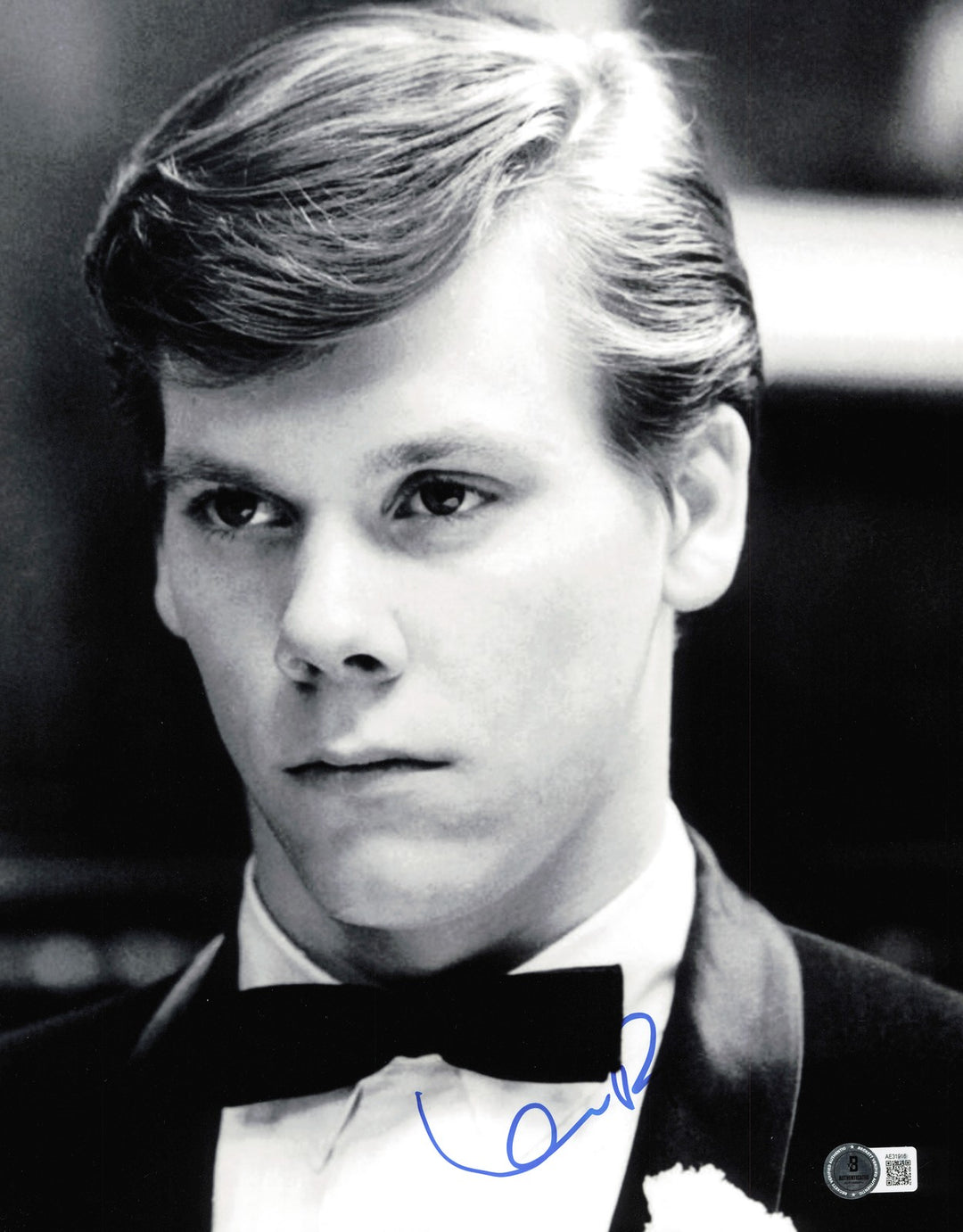 Kevin Bacon Autographed Signed 11x14 Photo Diner Beckett BAS QR #AE31916